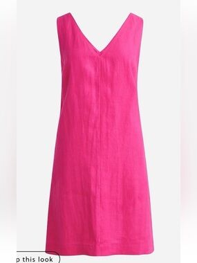 Jcrew Maxine Linen Shift